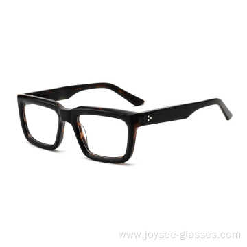 Thick Male Acetate Optical Frame Eyeglasses